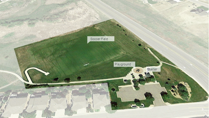 Chatfield Farms Park Google Aerial Image